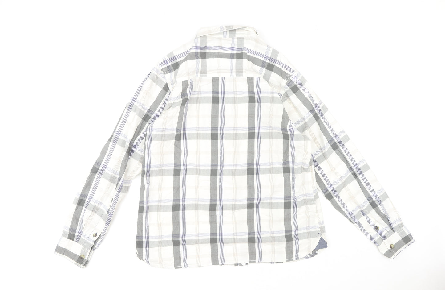 Weird Fish Men's Plaid Shirt, Large, Multicoloured