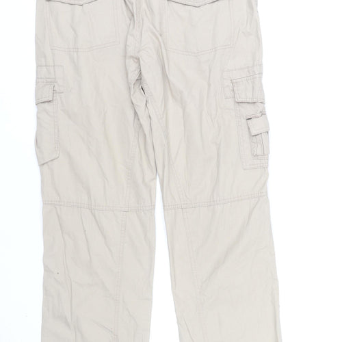 Jacamo Men's Beige Cargo Trousers - Size 38