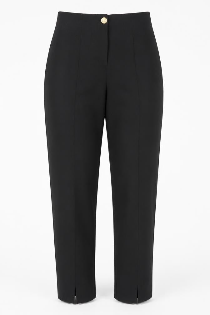Front view of River Island Women’s Black Trousers UK 12
