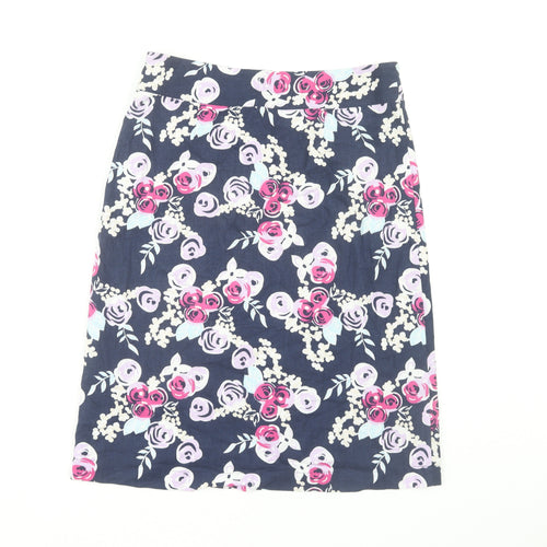 Tulchan Women's Multicoloured Floral Skirt Size 10