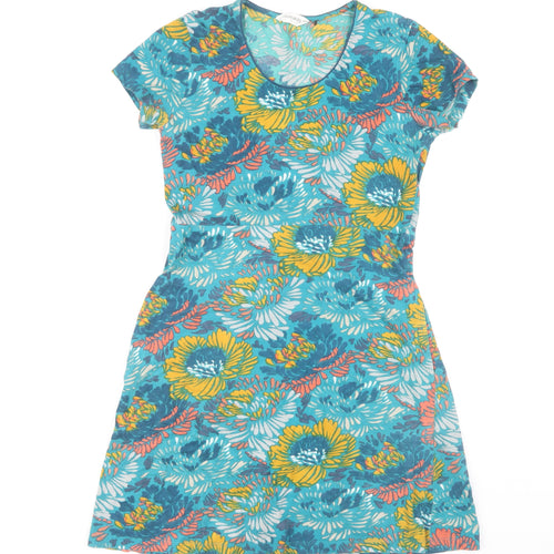 Nomads Women's Multicoloured Floral A-Line Dress - Size 10