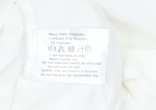 Roman Women White Size 10 Blouse