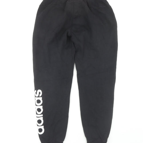 Adidas Women's Black Jogger Trousers, Size S, Casual Fit