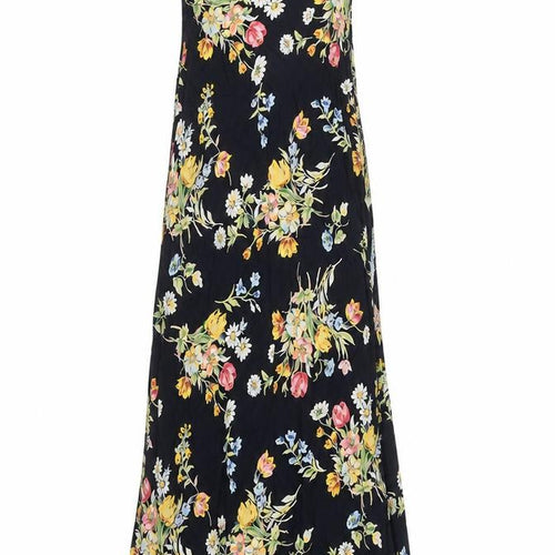 Miss Selfridge Women's Black Floral Maxi Dress Size 12