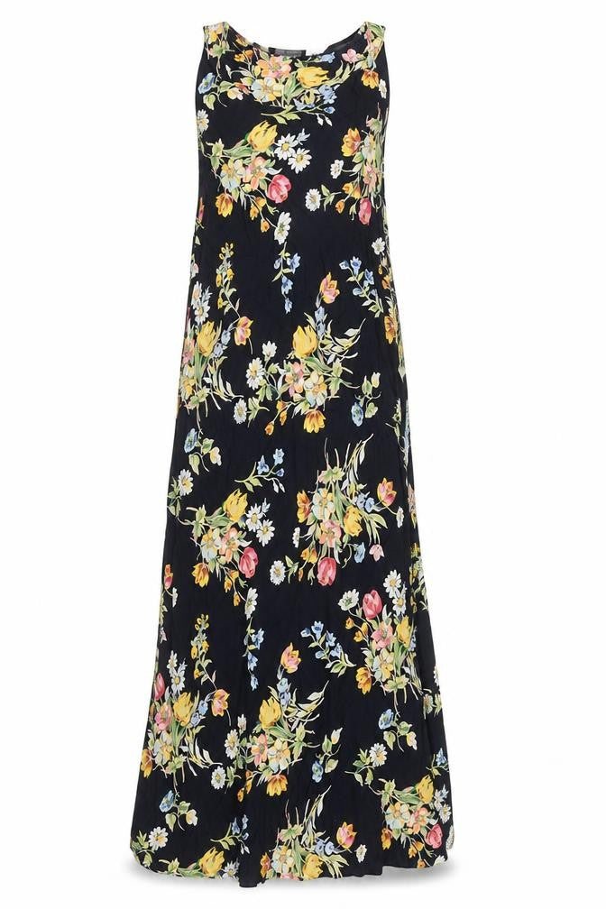 Miss Selfridge Women's Black Floral Maxi Dress Size 12
