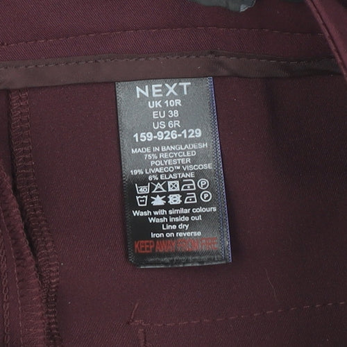 Next Women's Multicoloured Regular Trousers Size 10