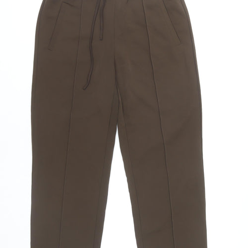 ONLY Women's Brown Cropped Trousers S