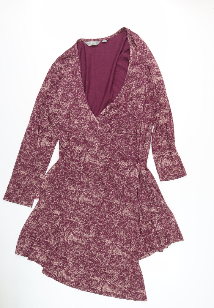 Mountain Warehouse Purple Wrap Dress - Women’s 18