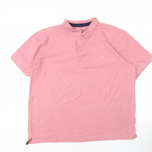 Samuel Windsor Pink Men's XL Polo Shirt Cotton