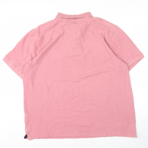 Samuel Windsor Pink Men's XL Polo Shirt Cotton