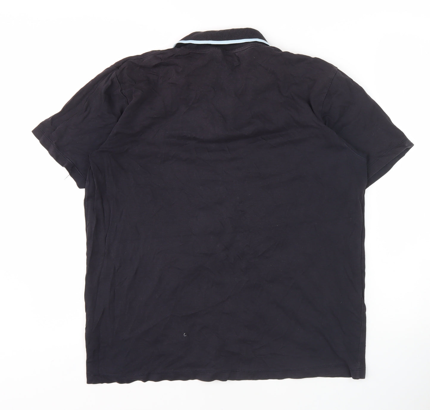 French Connection Men's Black Polo Shirt M