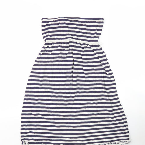 Accessorize Women's Striped Strapless Midi Dress S