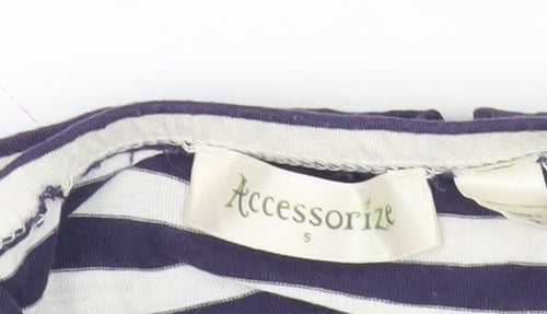Accessorize Women's Striped Strapless Midi Dress S