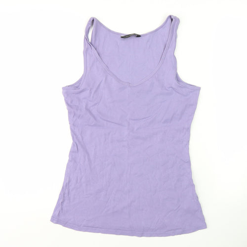 Dorothy Perkins Women's Purple Tank Top Size 12