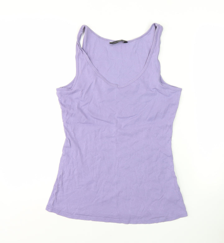 Dorothy Perkins Women's Purple Tank Top Size 12
