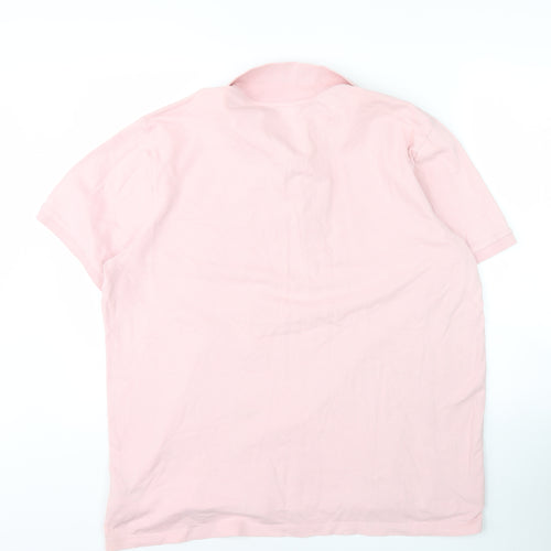 GAP Men's Pink XL Polo Shirt, Casual Short Sleeve