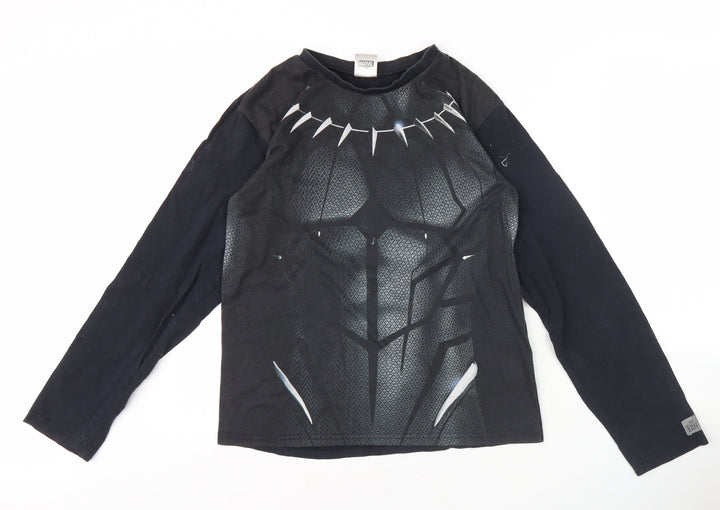 Marvel Boys Black Panther Long Sleeve T-Shirt 13-14