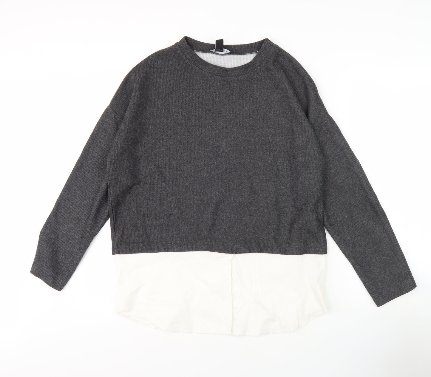 New Look Women's Grey Jumper Size 12