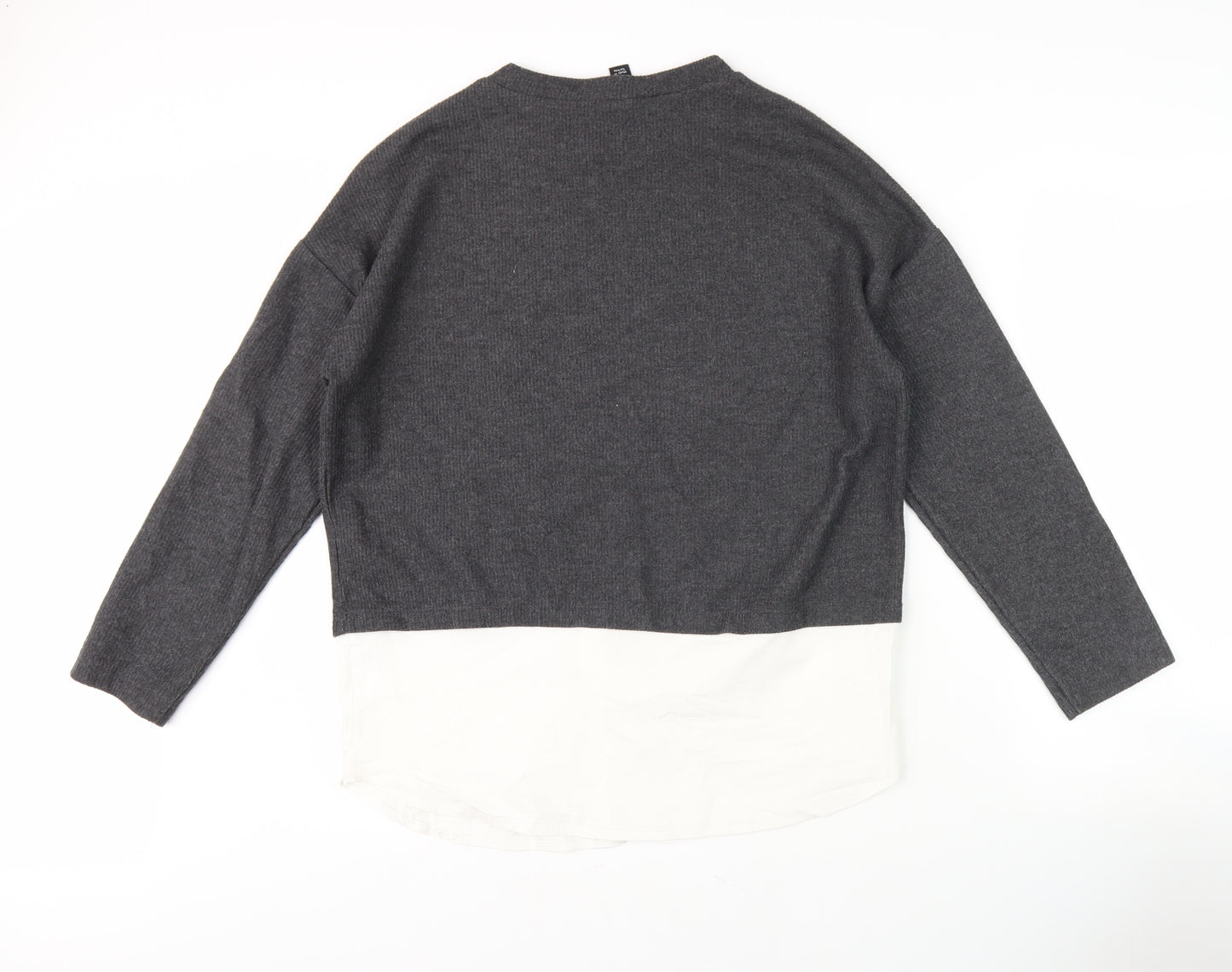 New Look Women's Grey Jumper Size 12