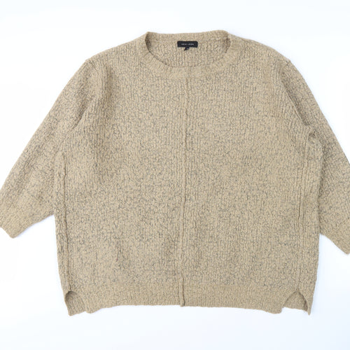 New Look Women's Beige Pullover Jumper, Size L