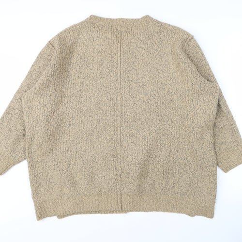 New Look Women's Beige Pullover Jumper, Size L