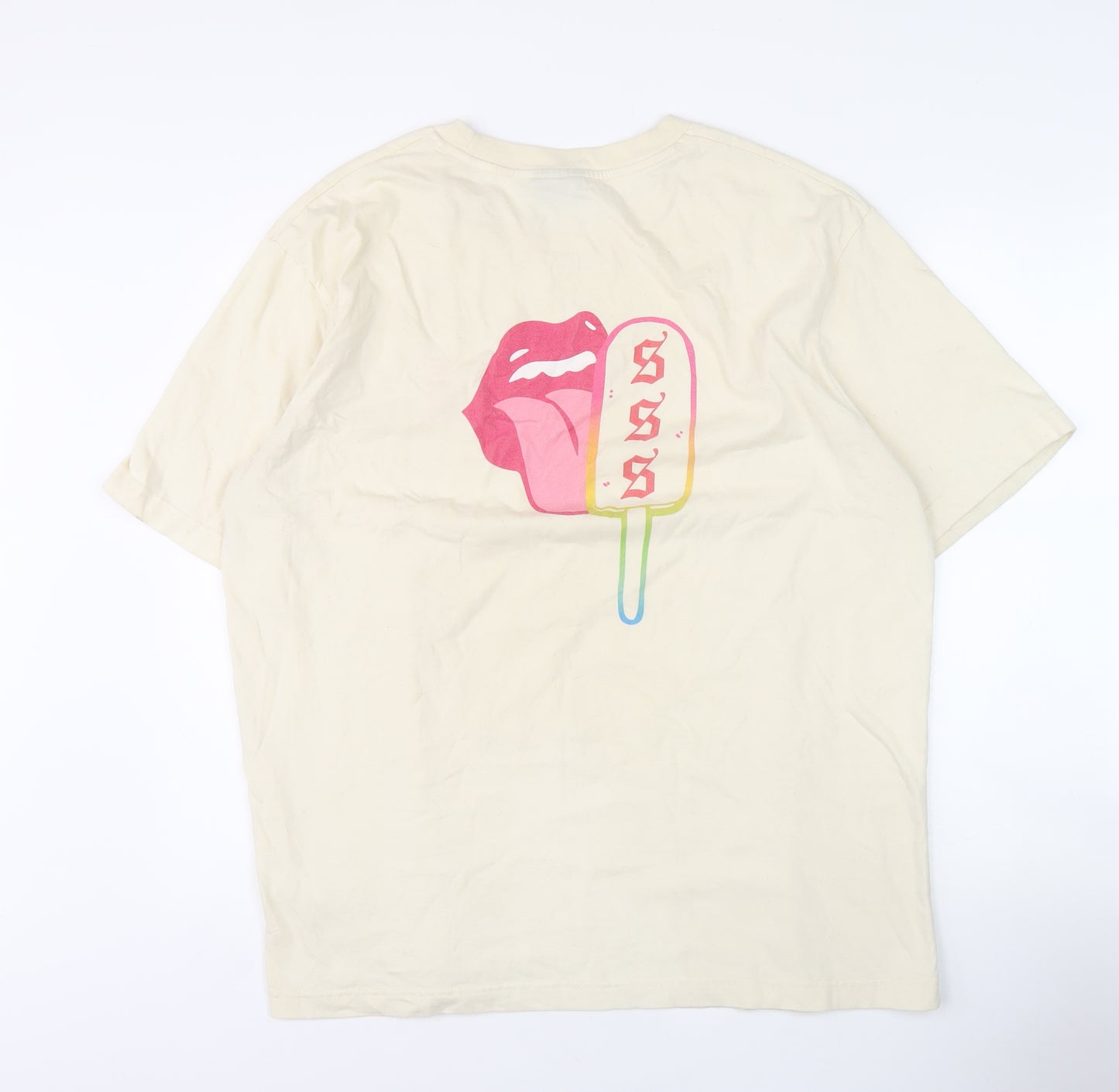 SSS London Beige XL Men's Graphic T-Shirt