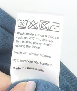 Nancy Dee Women's Blue Flutter Sleeve Dress