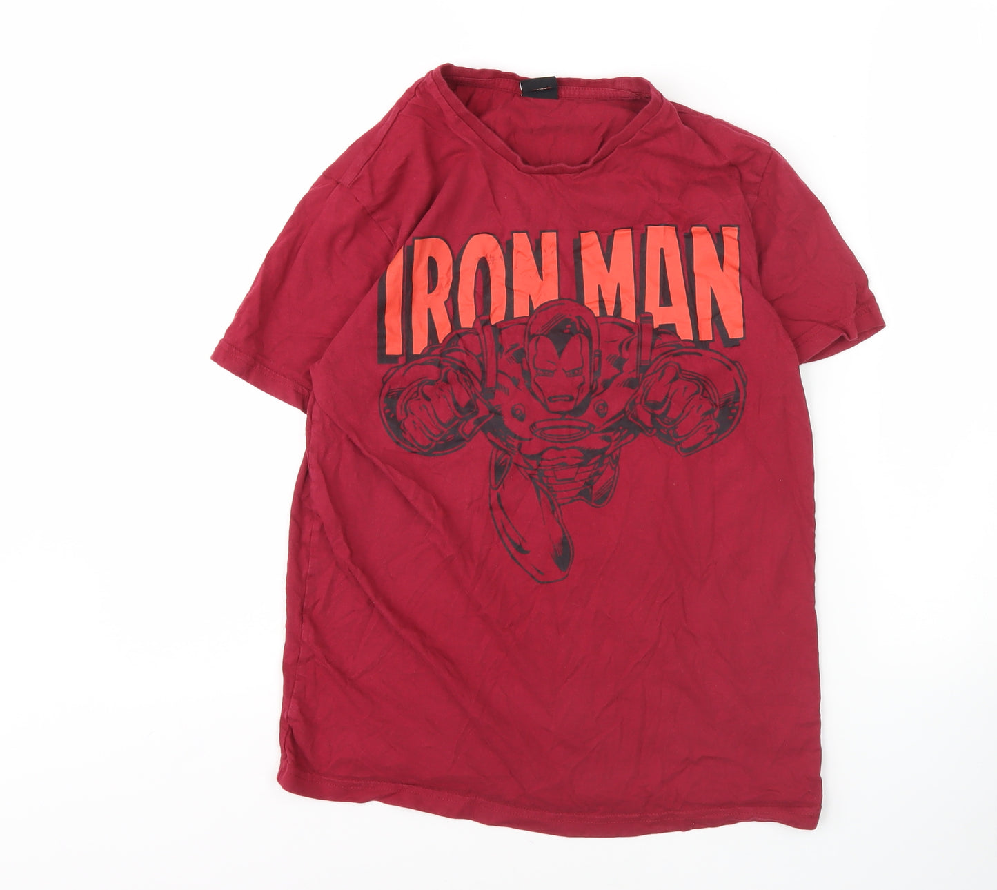 Marvel at George Boys Red Iron Man T-Shirt, Size S