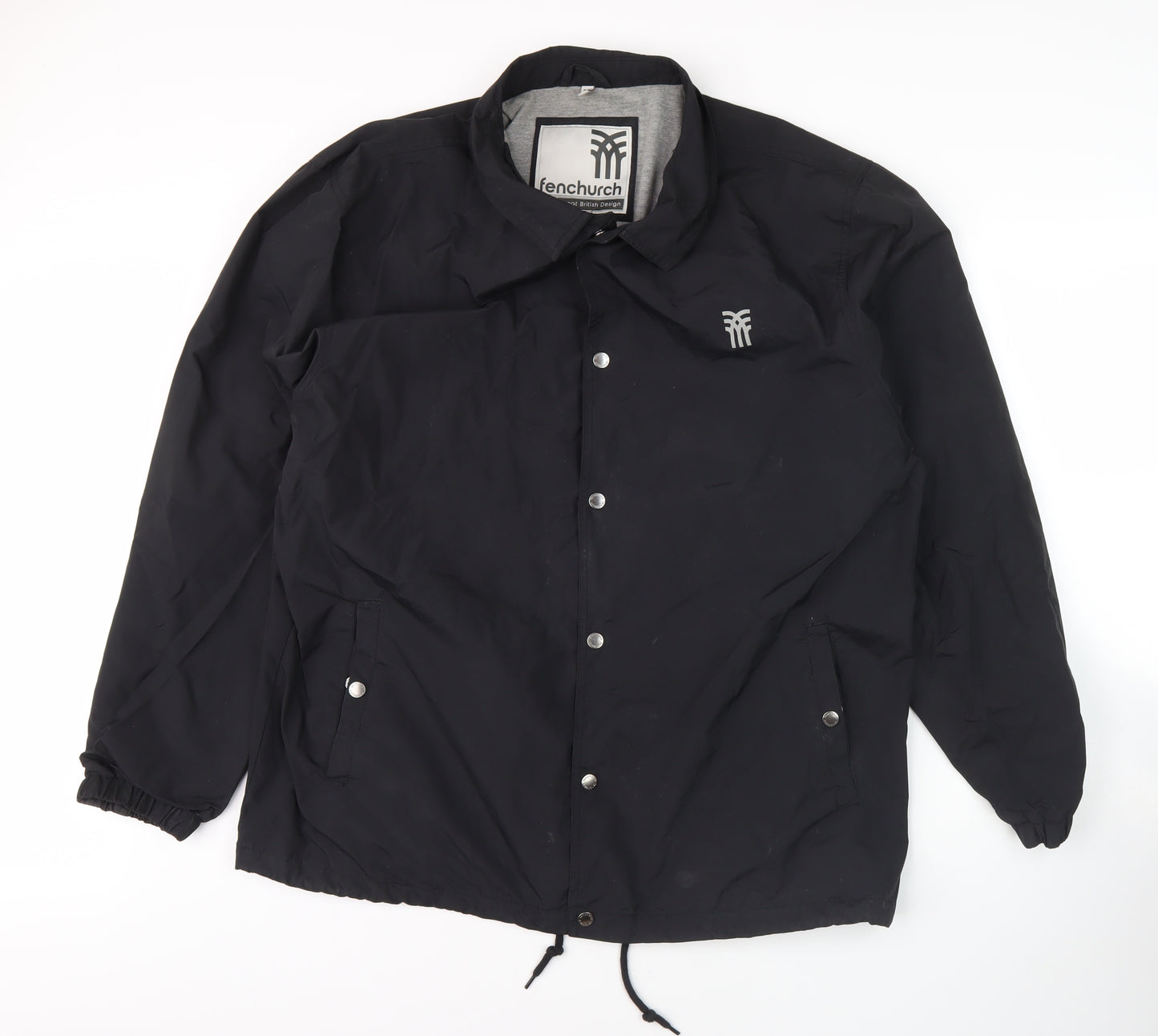 Fenchurch Men's Black XL Basic Jacket - Casual & Stylish