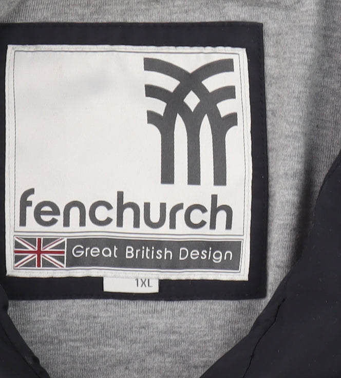 Fenchurch Men's Black XL Basic Jacket - Casual & Stylish