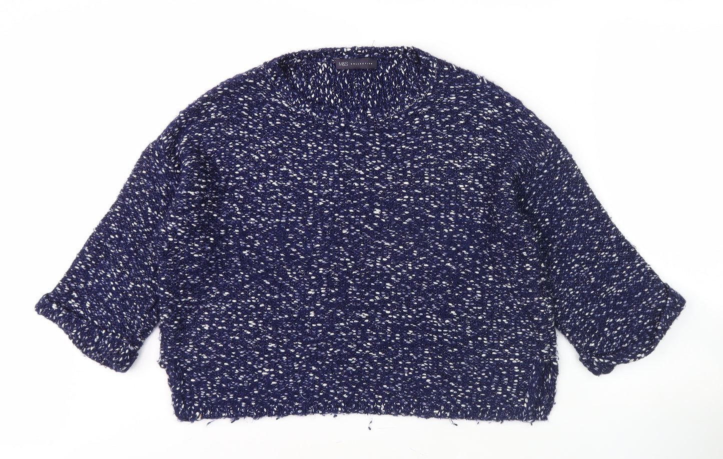 Marks and Spencer Women’s Blue Knit Jumper M