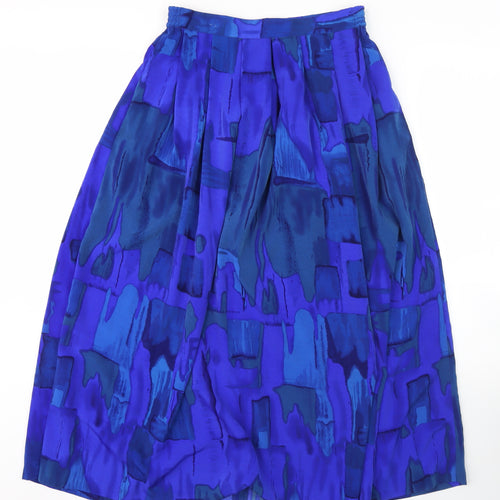 Nightingales Women's Multicoloured Midi Pleated Skirt