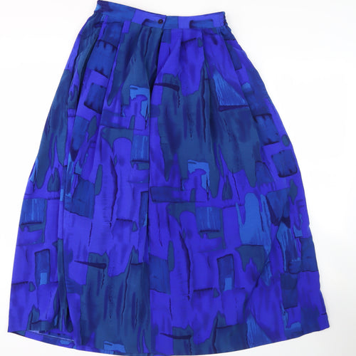 Nightingales Women's Multicoloured Midi Pleated Skirt