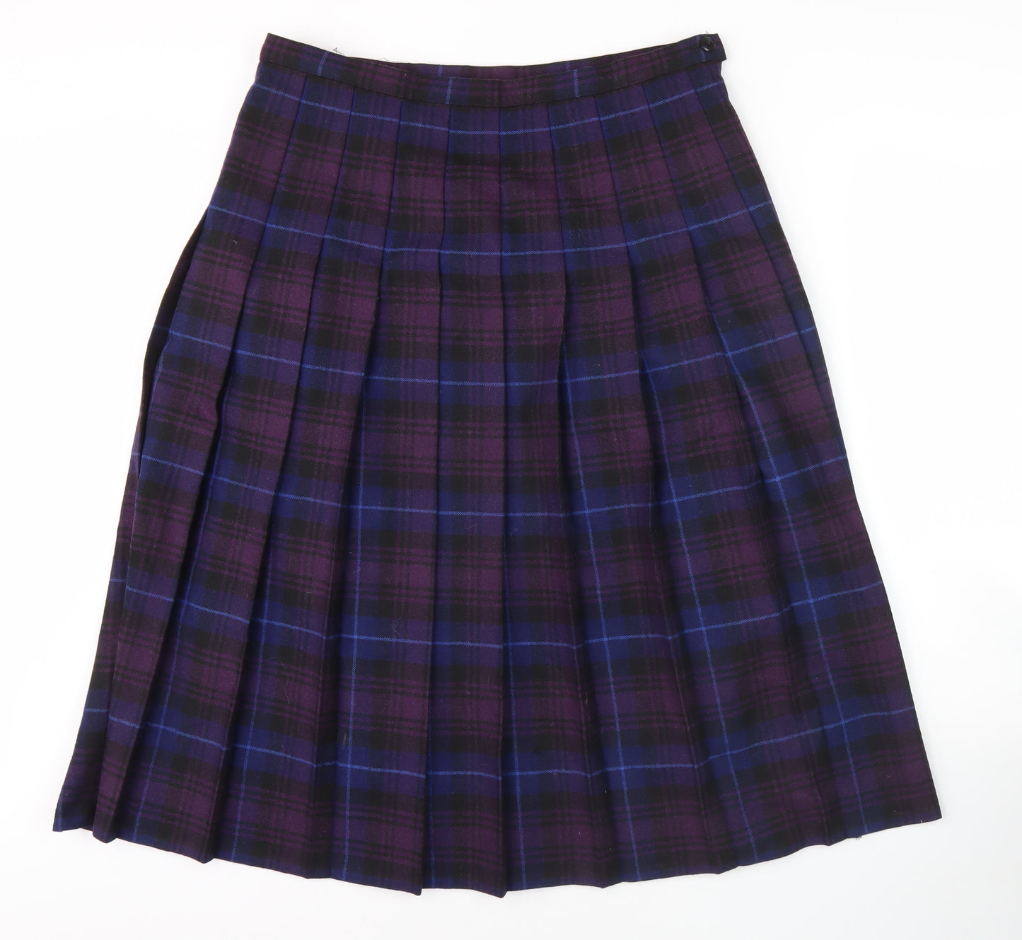 Eastex Women’s Multicoloured Plaid Skirt, Size 18, Pleated