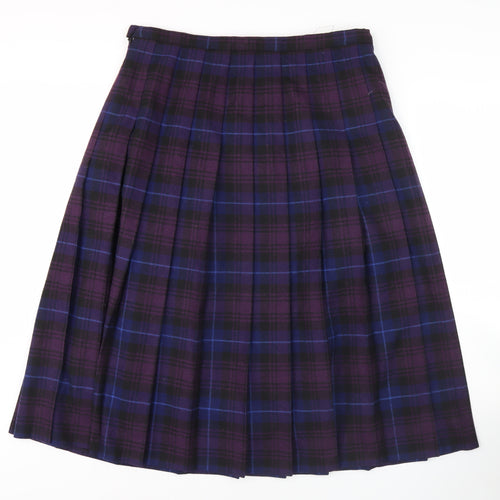 Eastex Women’s Multicoloured Plaid Skirt, Size 18, Pleated