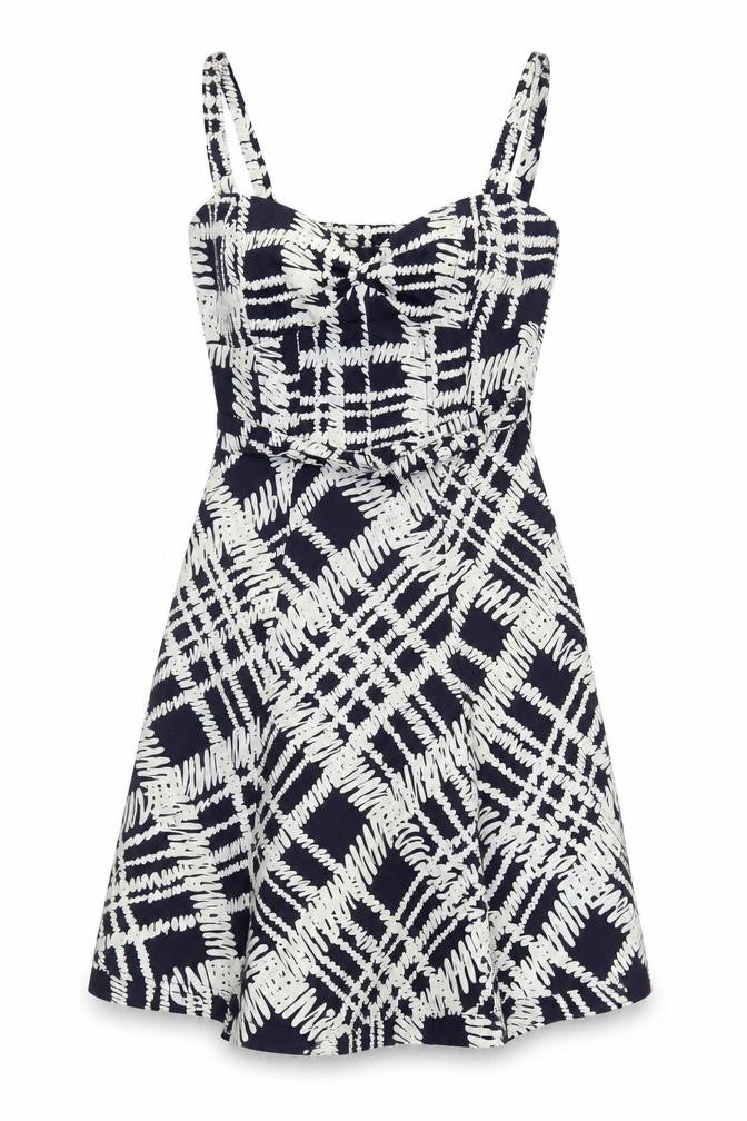 Front view of Karen Millen Women's Geometric Dress, size 12