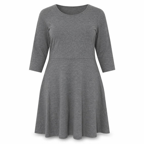 Esmara Women's Grey Fit & Flare Dress Size 14/16