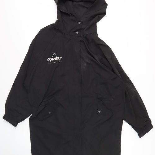 H:CONNECT Women's Black XS Rain Coat Jacket