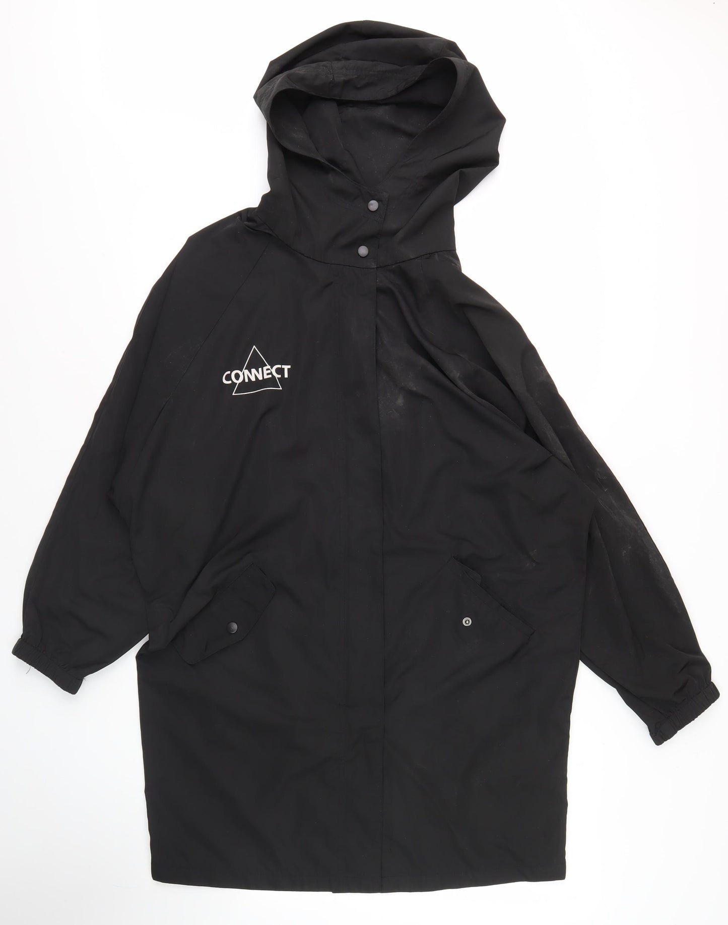 H:CONNECT Women's Black XS Rain Coat Jacket