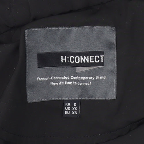 H:CONNECT Women's Black XS Rain Coat Jacket