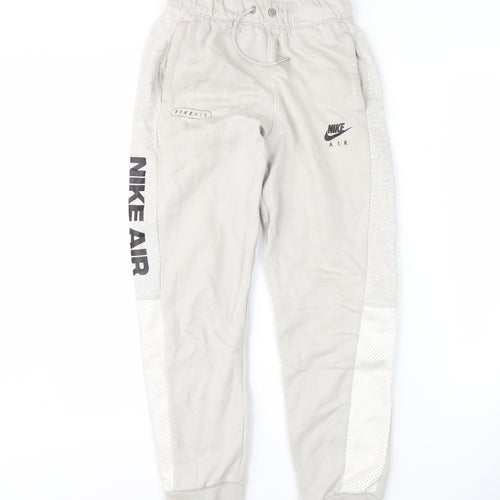 Nike Boys Grey Jogger Trousers Comfortable L
