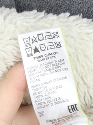 Marks and Spencer Men's Grey Hooded Jacket, Size S