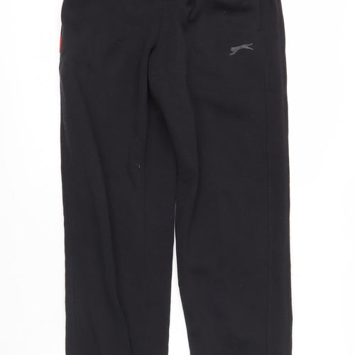 Slazenger Men's Black Trousers, Size S, Elastic Waist