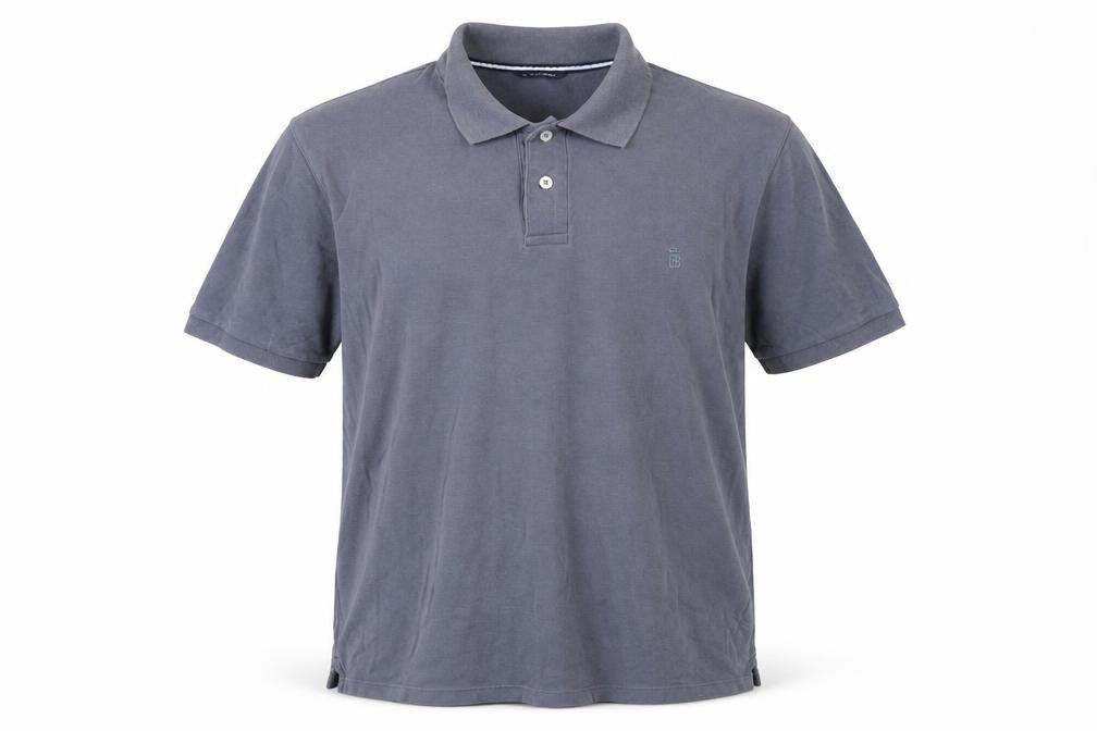 Marks and Spencer Men's Blue Polo Shirt L Short Sleeve