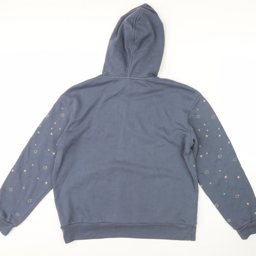 Marks and Spencer Women's Blue Star Hoodie, Size 14