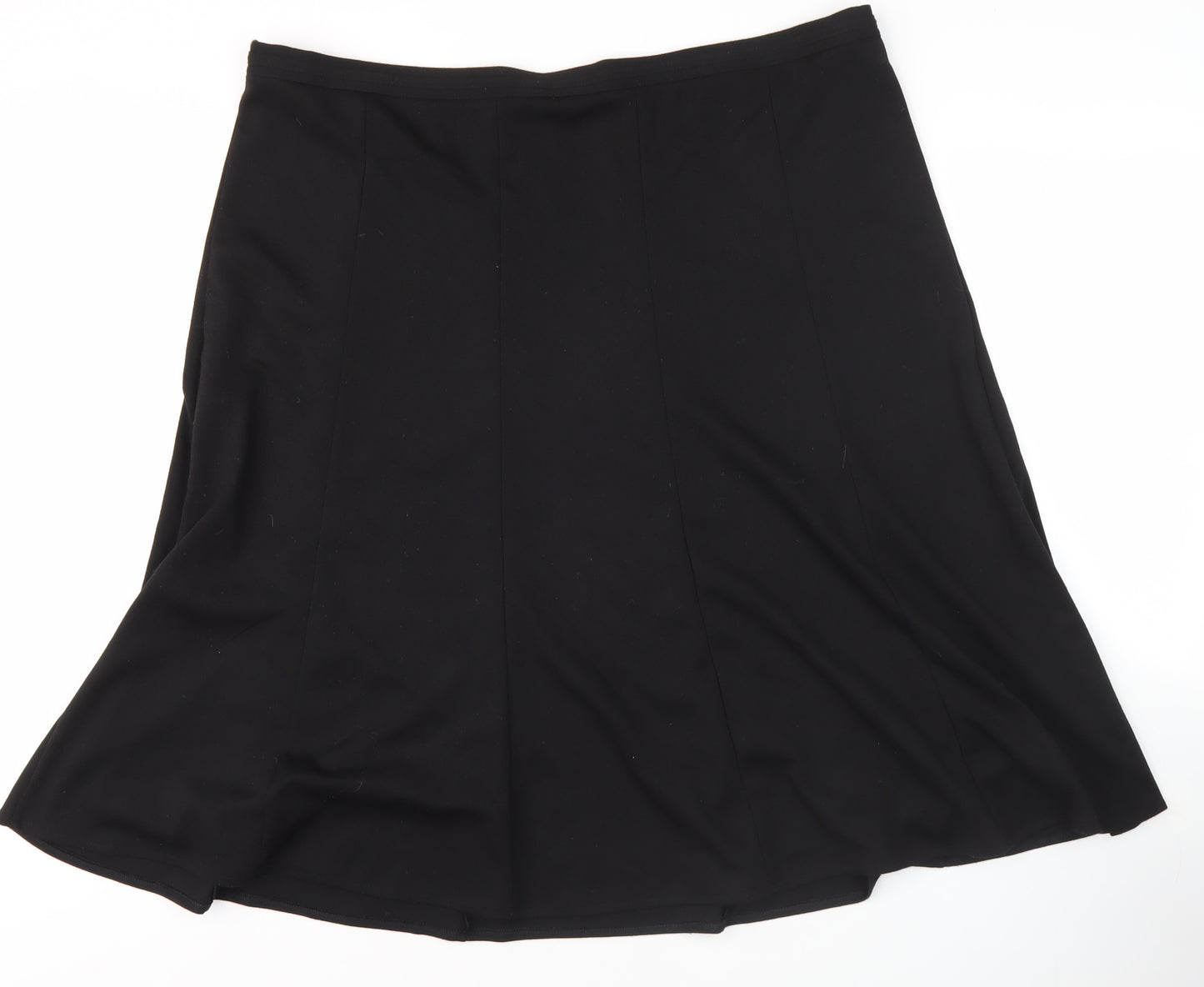 Bonmarché Women's Black A-Line Skirt Size 20