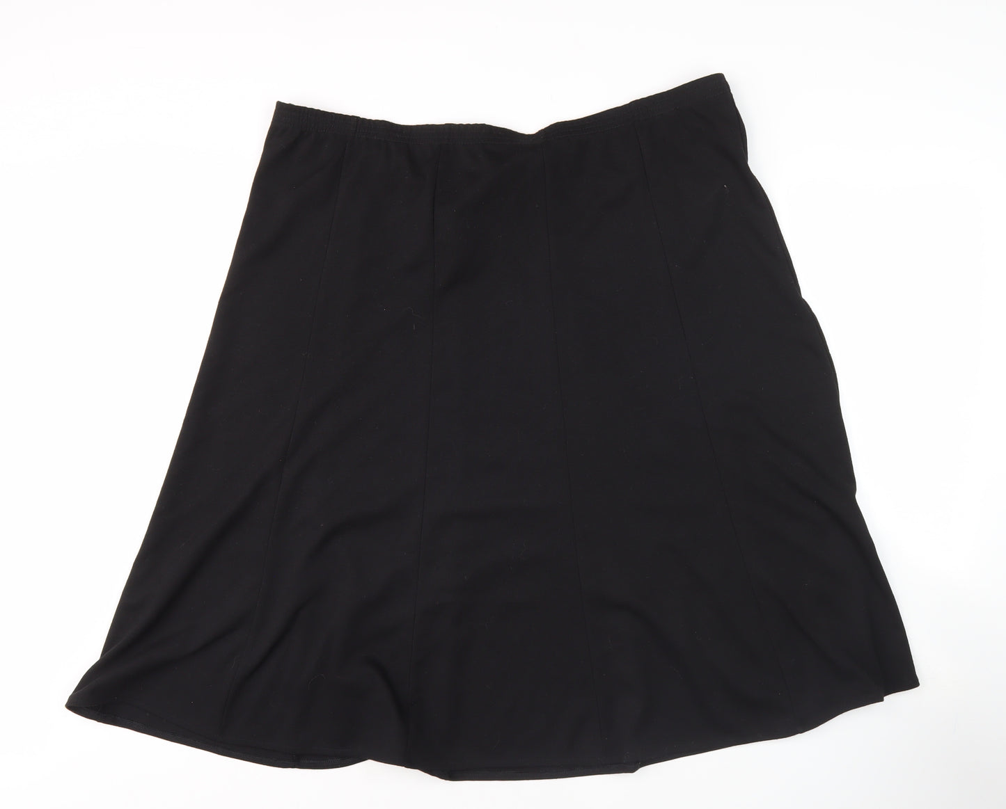 Bonmarché Women's Black A-Line Skirt Size 20