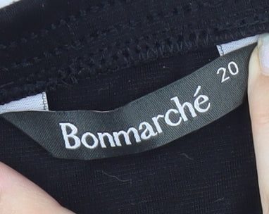 Bonmarché Women's Black A-Line Skirt Size 20