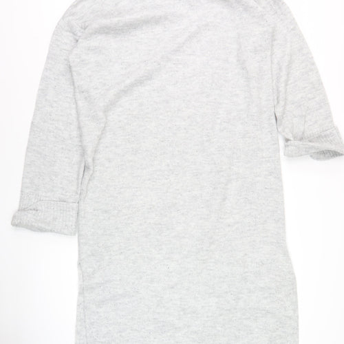 In The Style Women's Grey Knit Jumper Dress 14-16