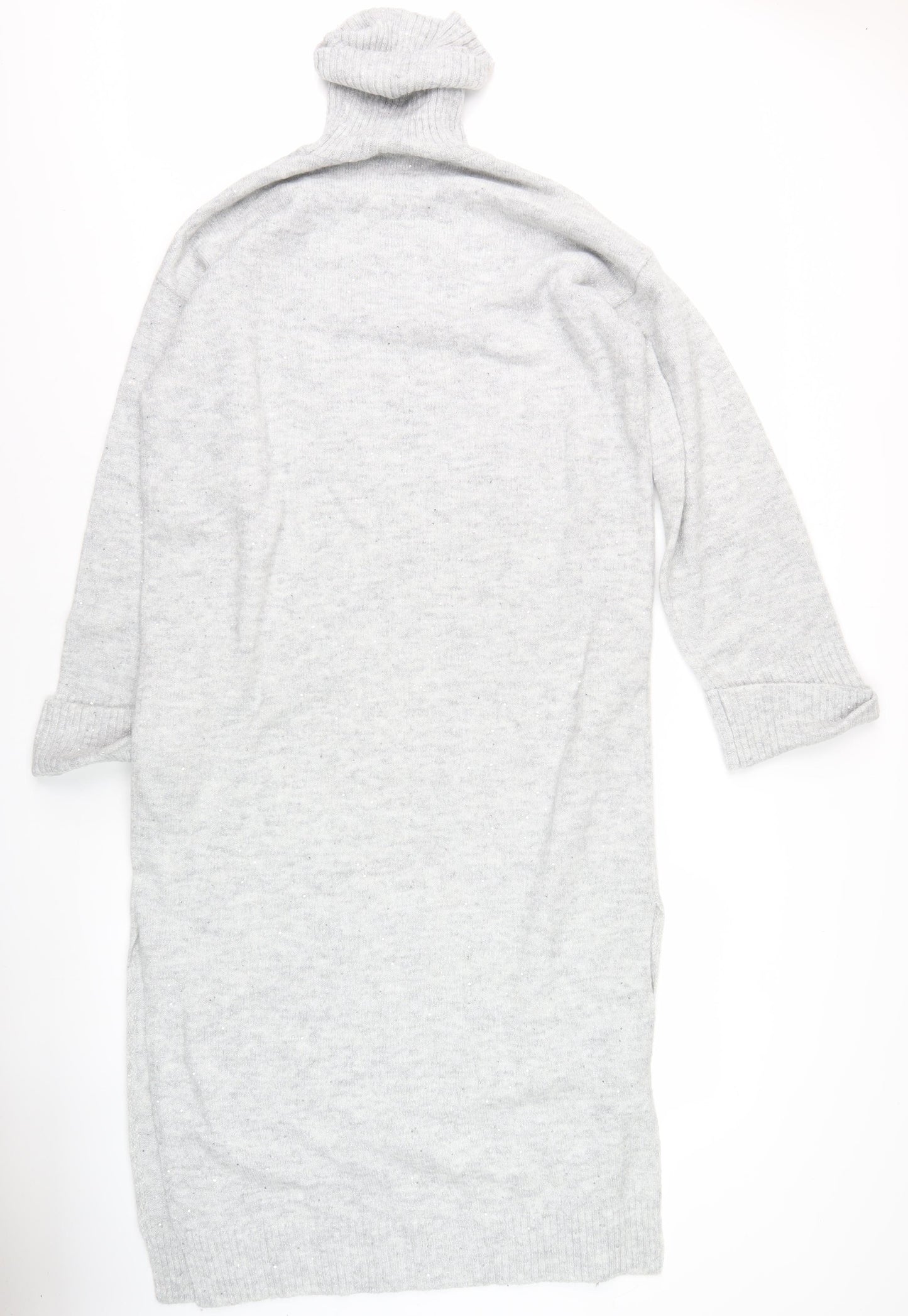 In The Style Women's Grey Knit Jumper Dress 14-16